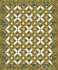 拼布圖紙 22個(gè)風(fēng)車格子拼布塊,制作墊子 抱枕 被子等都可以